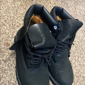 Black timberlands size 6 in men